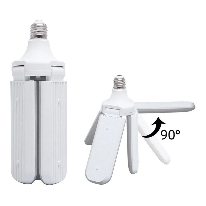 Ampolleta Plegable 60w Led Luz Fria Ampolleta Led E27 Ajusta