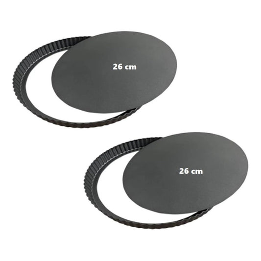 Pack X2 Moldes De Tartaletas Individual Molde Desmontable 26
